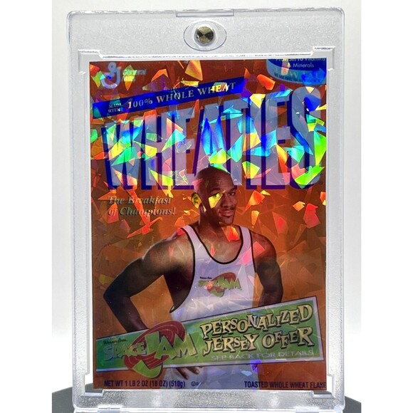 6 Card Michael Jordan SP Wheaties Cracked Ice Holographic Custom Card Set 90s - Picture 5 of 7